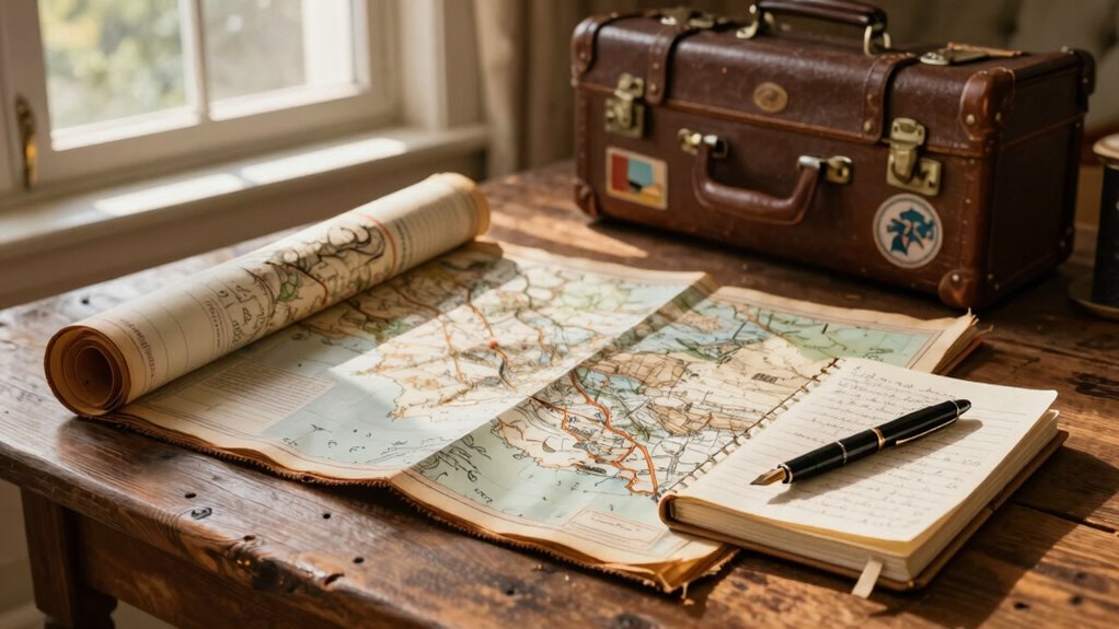 reviving analog travel planning