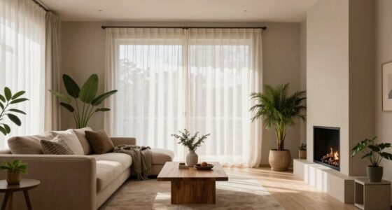 serene functional minimalist home