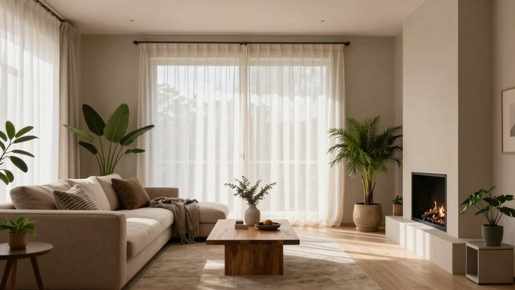 serene functional minimalist home