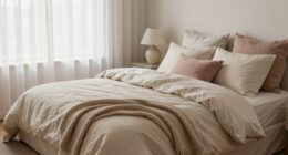 soft layered bedroom decor
