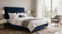sophisticated curated bedroom ambiance