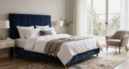 sophisticated curated bedroom ambiance