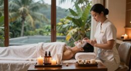 spa skincare travel experience