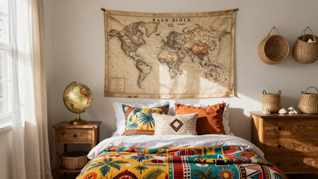 travel inspired worldly accents