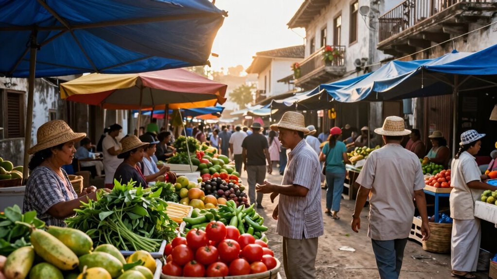 vibrant historic market districts