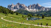 winter skiing and summer hiking
