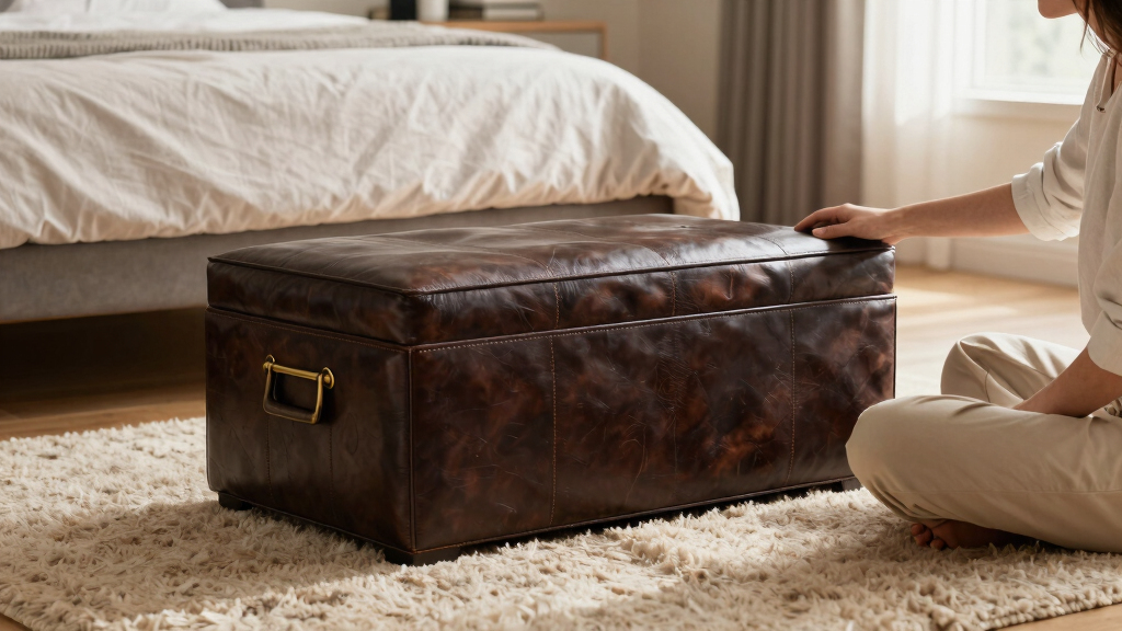 8 Best Leather Storage Ottoman Bench Bedroom in 2026
