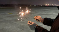 Firework Strike Delta Flight 1076
