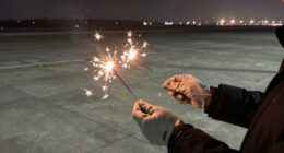Firework Strike Delta Flight 1076