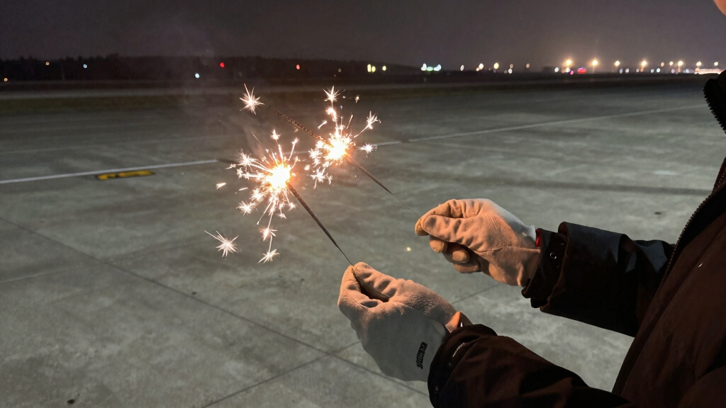 Firework Strike Delta Flight 1076