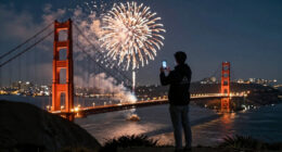 Golden Gate Bridge Fireworks