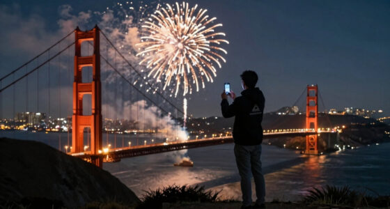 Golden Gate Bridge Fireworks