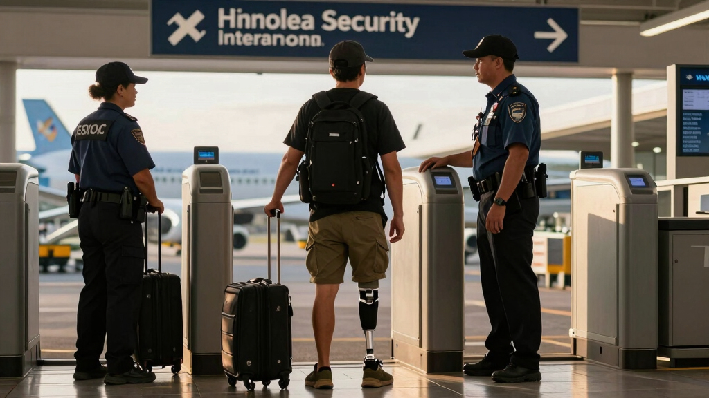 Heel of a catch: Knife detected in passenger’s prosthetic at Honolulu International