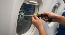 Ryanair Window Broken