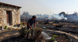 Wildfires Threaten Homes Across Sicily, Italy