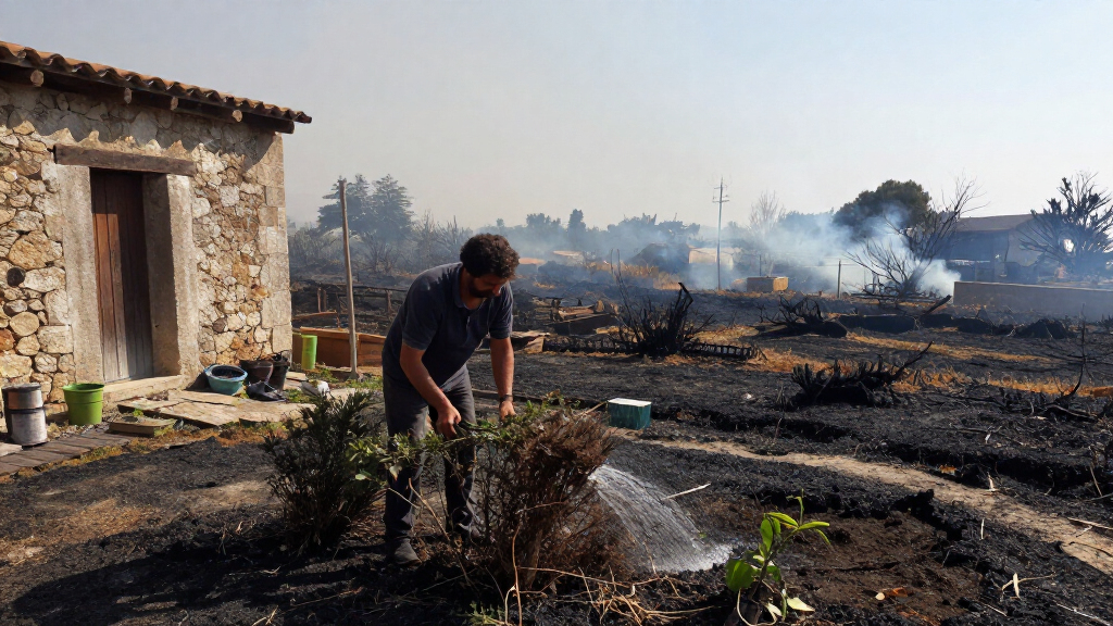 Wildfires Threaten Homes Across Sicily, Italy